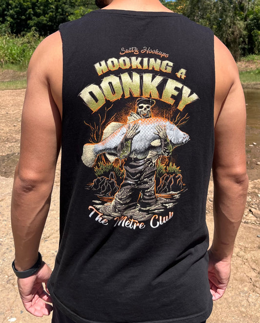 Hooking a Donkey Men's Barnard Singlet