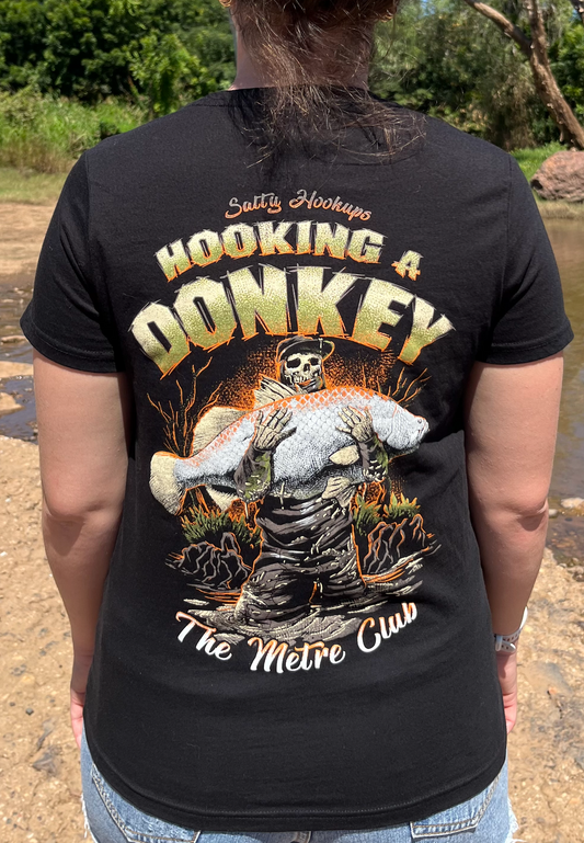 Hooking a Donkey Women's Tees