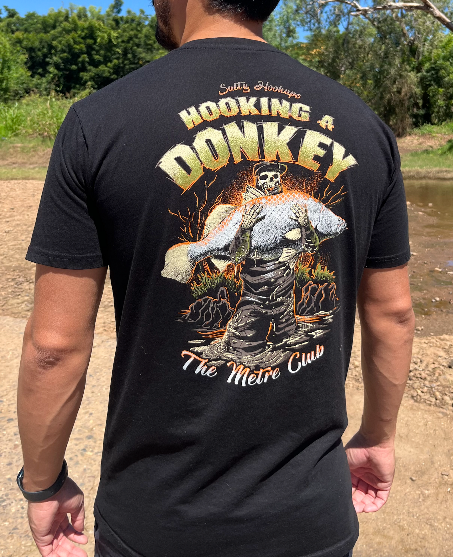 Hooking a Donkey Men's Tees